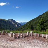 milchkannen installation latemarium erlebnisweg