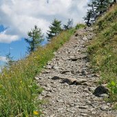 salita per cima panarotta