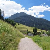 passeggiata senter del termen sopra val di fassa presso moena fr