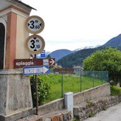 percorso da rizzolaga a campolongo al lago