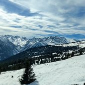 scorcio dell altipiano con vista sul ghiacciao della Presanella sullo sfondo