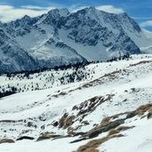 primo piano del ghiacciaio della Presanella