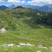 vista da col della boia su val di sternozzena