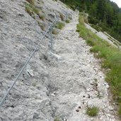 sentiero attrezzato de le laste monte biaena