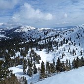 paesaggio intorno a passo coe inverno