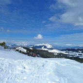 percorso per ciaspole malga zonta monte maggio folgaria inverno