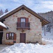 malga rodeza o di tres inverno neve