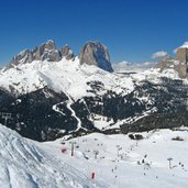 Skigebiet Sellaronda Sellarunde Canazei