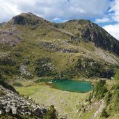 vista su lago delle trute e monte cadinon