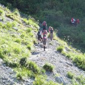 sentiero scala santa per rifugio xii apostoli