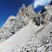 ghiaioni val di nardis e sentiero scala santa