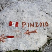 sentiero segnavia pinzolo