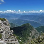 monte roen vista verso bolzano e dintorni