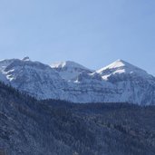 vette feltrine con monte pavione inverno