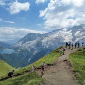 viel del pan bindelweg lago fedaia e marmolada