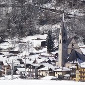 primiero inverno vista verso pieve