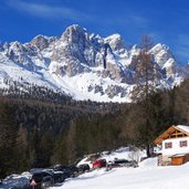 catinaccio coronelle inverno e parcheggio