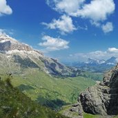 vista dal sass capel verso piz boe sella