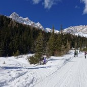 sentiero invernale per gardeccia