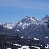 vista da forcella di calaita vs passo cereda e gruppo del cimonega