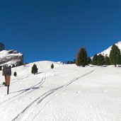 quasi in cima al Passo Lusia