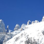 molveno inverno dolomiti campanili del brenta