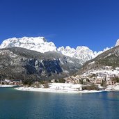 molveno inverno con lago