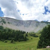 pian della nana e anfiteatro monte peller