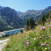 discesa al lago di pian palu