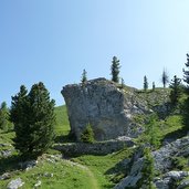 sentiero da malga pief a sella palacia