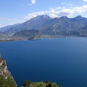 vecchia strada per pregasina vista panoramica lago di garda