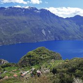 pregasina e il lago di garda dall alto