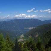 vista sulla valfloriana con localita sicine e montalbiano