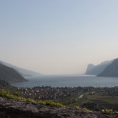 Drena Klettersteig Blick nach Riva