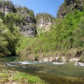 torrente noce sotto diga di santa giustina