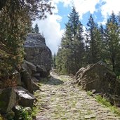 sentiero L e per lago lagorai ex strada militare