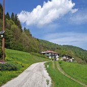 pergine valsugana localita di santa caterina sentiero per masi alti