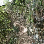 sentiero per rifugio san pietro