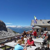 rifugio tuckett terrazza