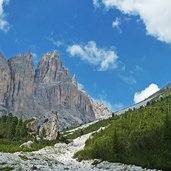 valle del vajolet da rif gardeccia