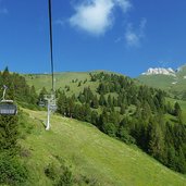 latemar visto da seggiovia passo feudo