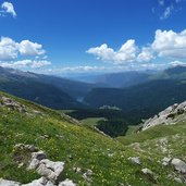 vista verso lago di paneveggio