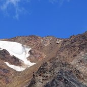 ghiacciaio vedretta di vioz e rifugio mantova