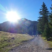 passo lavaze joch sentiero pala di santa zanggenberg