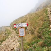 segnavia strada delle gallerie del pasubio