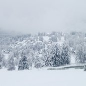 karersee dorf winter nebel schnee