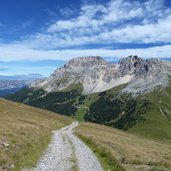 vista sul latemar da pala di santa