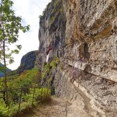 sentiero per eremo di san colombano