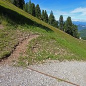 passo di pampeago bivio sentiero per passo lavaze