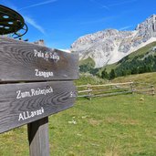 segnavia passo di pampeago lavaze zanggen